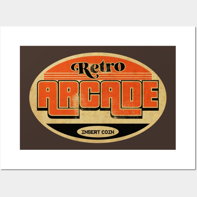 Retro Arcade Player Wall Art by CTShirts